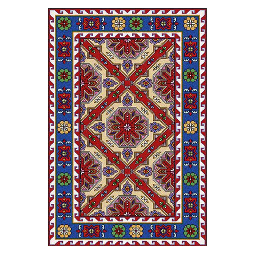 فرش مخمل نادی طرح سنتی کد o141