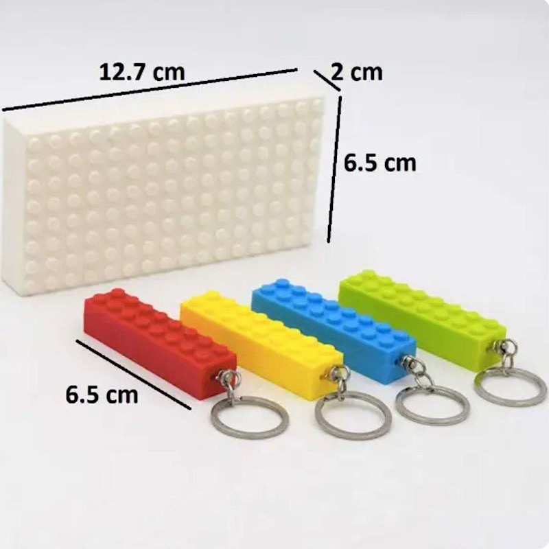 جاکلیدی دیواری 4 عددی طرح لگو