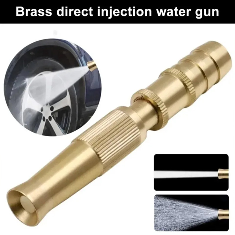 کارواش و آبپاش سر شلنگی تمام برنجی