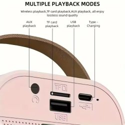 اسپیکر بلوتوثی میکروفون دار قابل حمل مدل RGB-Party