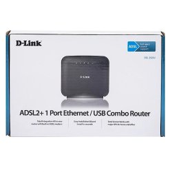 مودم روتر باسیم ADSL/ADSL2/ADSL2+(Plus) دی-لینک مدل DSL-2520U (غیراستوک/نو)