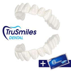 لمینت دندان دو فک مدل TruSmile به همراه نوار چسب سفیدکننده دندان