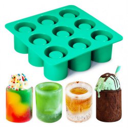 قالب سیلیکونی شات قهوه و نوشیدنی 9 محفظه